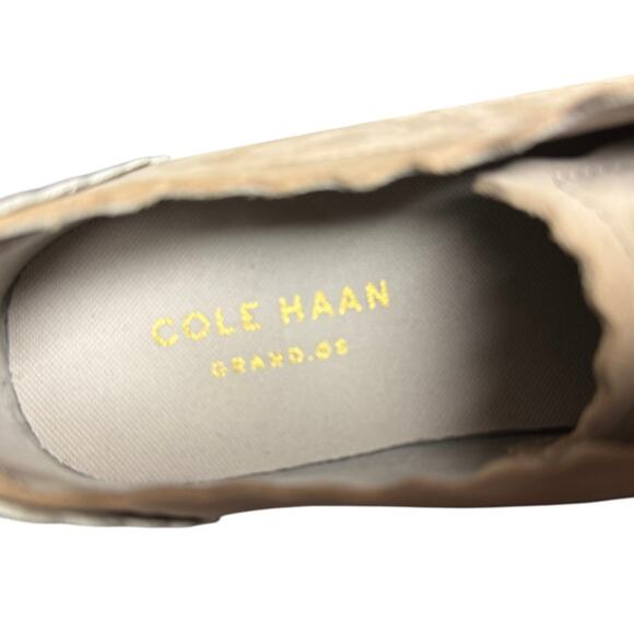 Cole Haan GrandPro Spectator Scalloped Slip-On Sneaker Dove Nubuck Size 7.5 - Picture 8 of 10